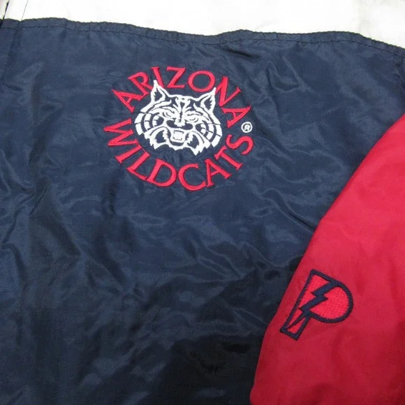 Arizona Wildcats Jacket Mens XL Pro Player Blue Full Zip Water Resistant VTG 90s